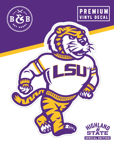 LSU Tigers Tough Guy Vinyl Decal