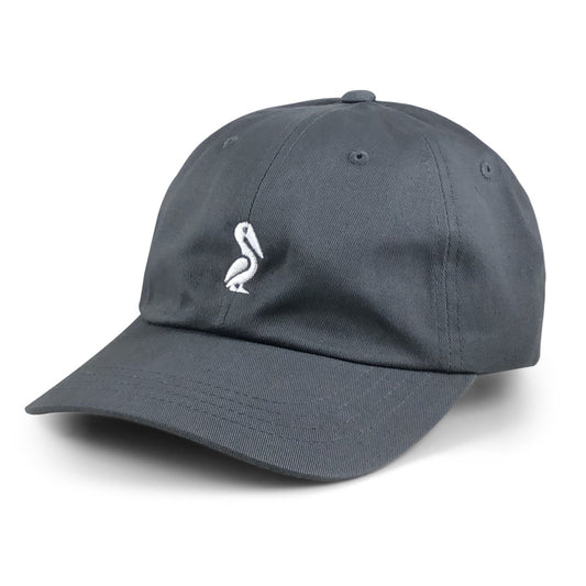 Louisiana Pelican Icon Dad Hat Grey