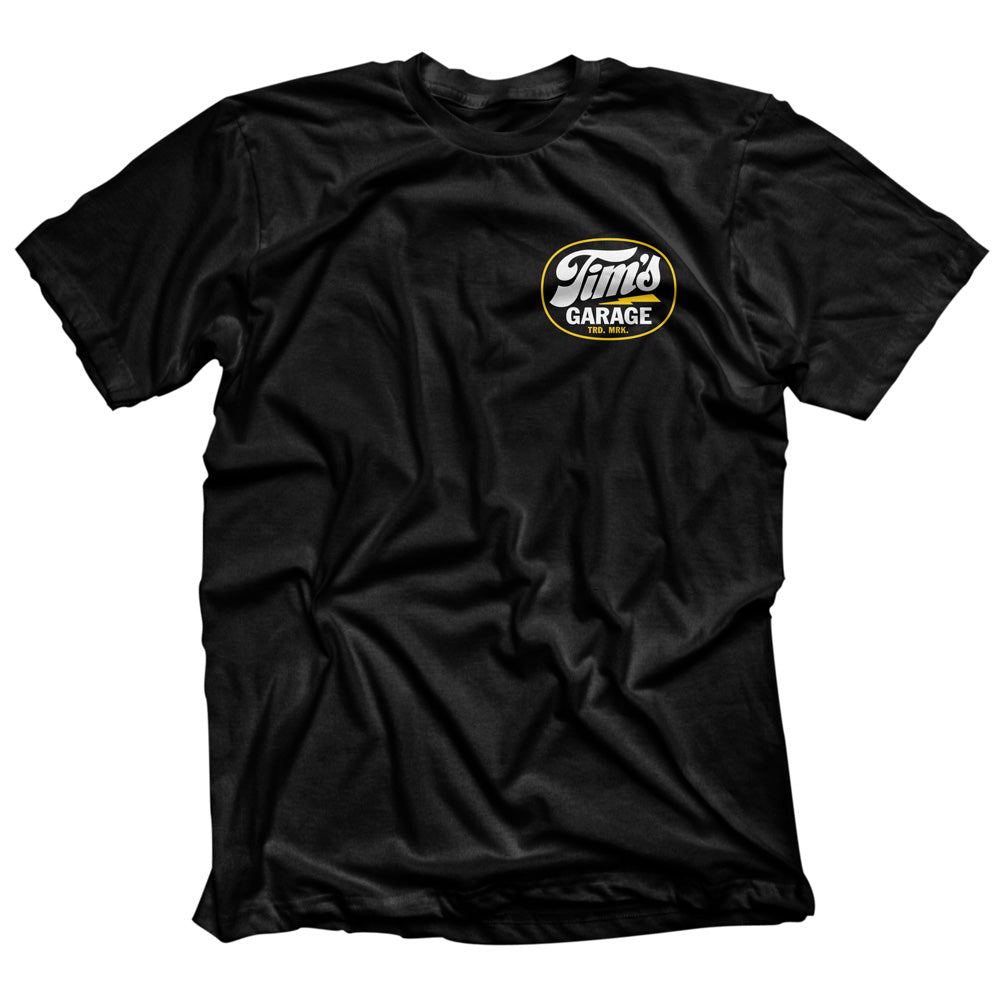 Tim’s Garage Oval Logo T-shirt