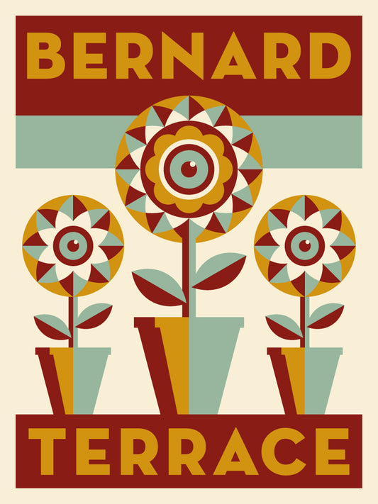 Bernard Terrace Neighborhood Poster