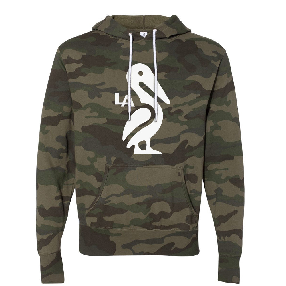 Louisiana Pelican Icon Hoodie Camouflage