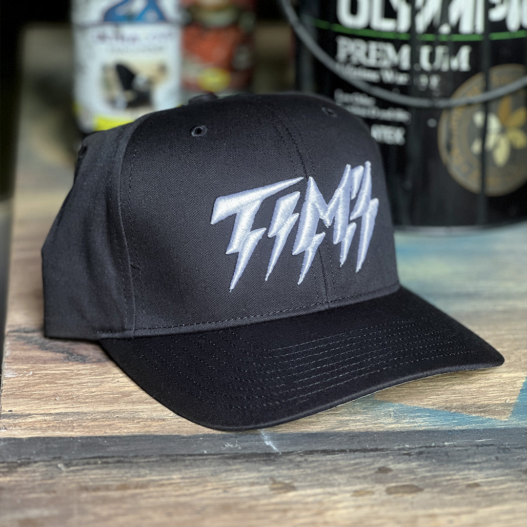 Tim's Garage Hi-Volt Snapback Hat Black