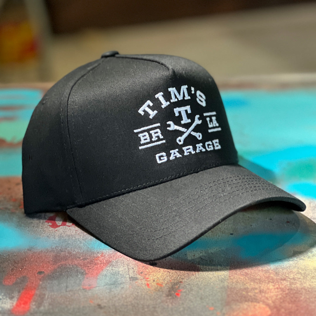 Tim's Garage Icon Arch Hat Black