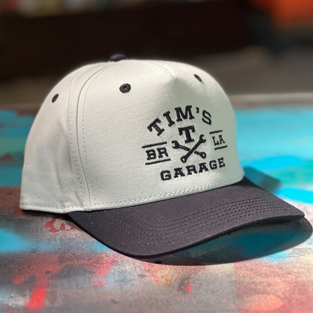 Tim's Garage Icon Arch Hat Natural/Black