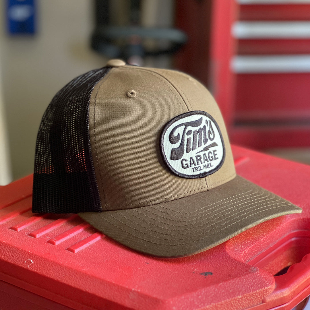 Tim's Garage Logo Patch Trucker – Tim’s Garage