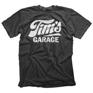 Tim’s Garage Logo T-shirt Graphite Black