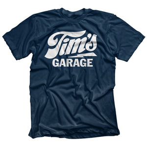 Tim’s Garage Logo T-shirt Navy