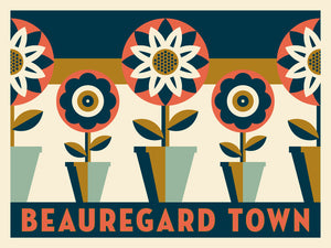 Beauregard Town Neighborhood Poster