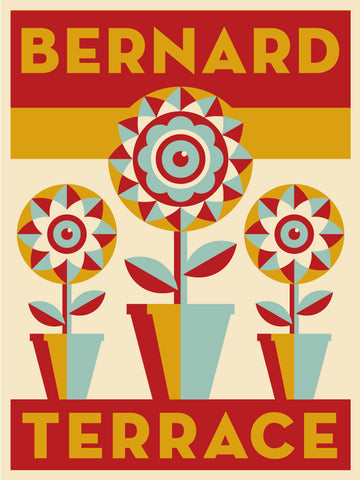 Bernard Terrace Neighborhood Poster