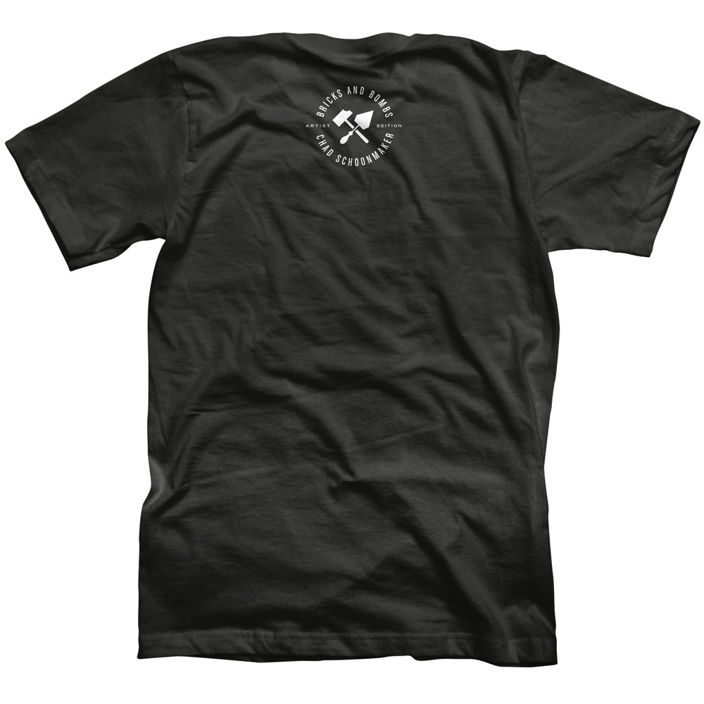 Bricks and Bombs Chad Schoonmaker T-shirt