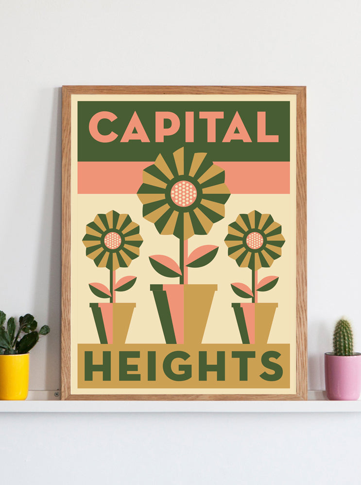 Capital Heights Neighborhood Poster