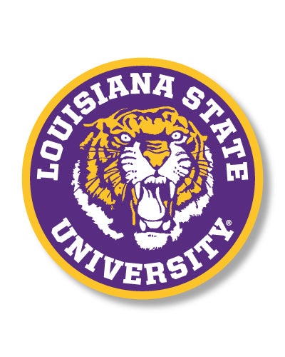 LSU Tigers 86 Seal Vinyl Decal