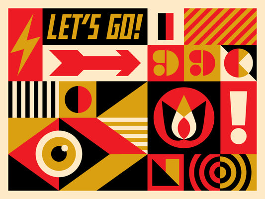 Icon Geo Panel Poster
