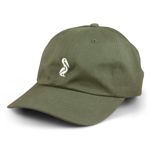 Louisiana Pelican Icon Dad Hat Olive