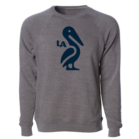 Louisiana Pelican Icon Raglan Sweatshirt