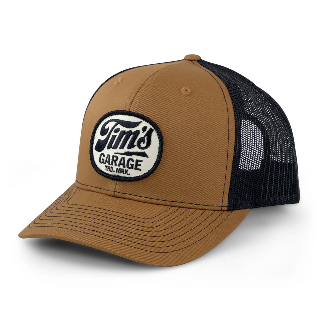 Tim's Garage I-12 Trucker Hat Caramel