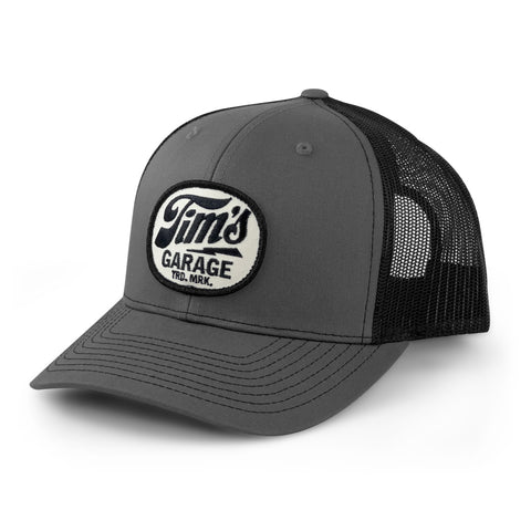 Tim's Garage I-12 Trucker Hat Charcoal