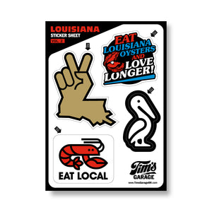 Louisiana Sticker Sheet Volume 2