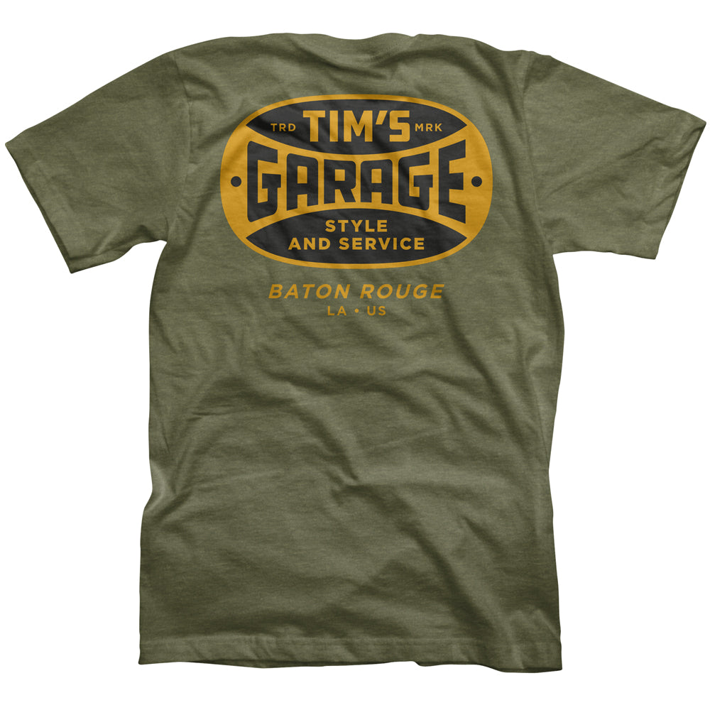 Tim’s Garage Octane T-shirt Olive