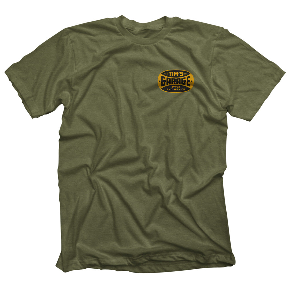 Tim’s Garage Octane T-shirt Olive